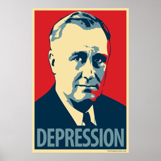Depressie (FDR): Obama parody poster (Voorkant)