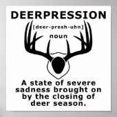 Depressie Funny Hunting Poster (Voorkant)