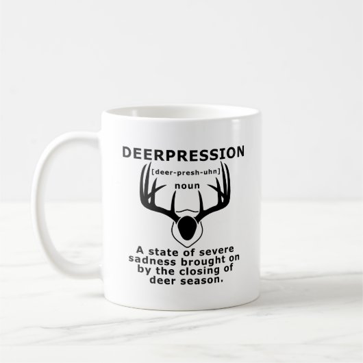 Depressie Grappige Jacht Mok (Links)