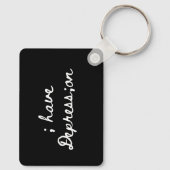 ; depressie hebben sleutelhanger (Achterkant)