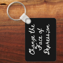 ; depressie hebben sleutelhanger