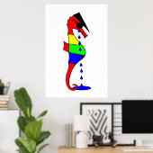 Depressie Hippocampus Poster (Thuiskantoor)