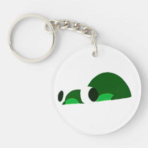 Depressie kikker sleutelhanger