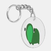 Depressie Kikker Sleutelhanger (Voorkant Links)