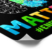 Depressie Mental Health Awareness End the Stigma Poster (Hoek)