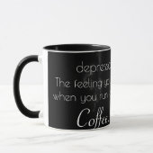 depressie: mok koffie (Links)