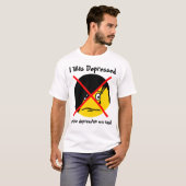 Depressie Shirt tegen Emo (Voorkant volledig)