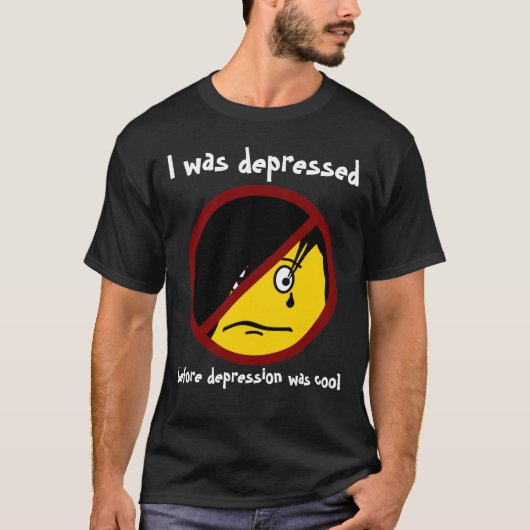 Depressie Shirt tegen Emo (Voorkant)