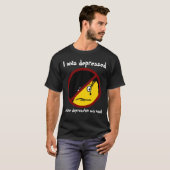 Depressie Shirt tegen Emo (Voorkant volledig)