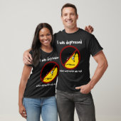 Depressie Shirt tegen Emo (Unisex)