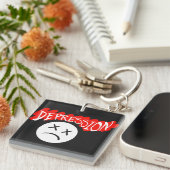 Depressie Sleutelhanger (Voorkant Rechts)