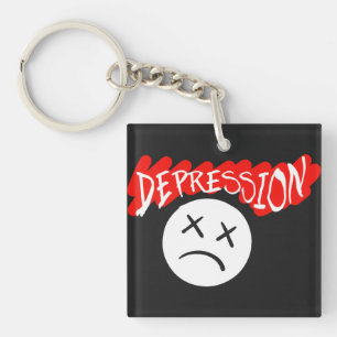 Depressie Sleutelhanger