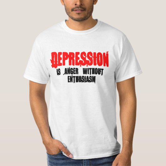 Depressie T-shirt (Voorkant)
