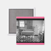 Depressie-tijdperk Boerderij keuken Magneet (Voorkant / Achterkant)