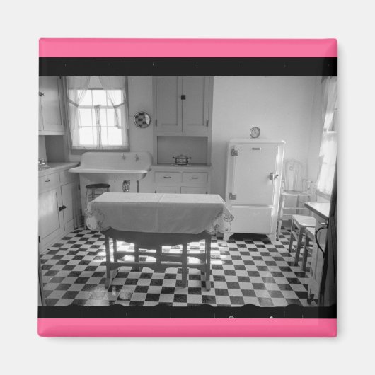 Depressie-tijdperk Boerderij keuken Magneet (Voorkant)