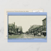 Depressie-tijdperk Gary, Indiana Briefkaart (Voorkant / Achterkant)