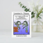 Depressie Zalm Funny Kaarten Mokken en cadeaus (Staand voorkant)