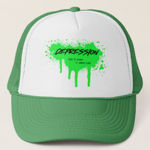 "Depressie: zo ziet het eruit" Graffiti Trucker Pet