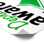 Depressiebewustzijn 5 poster (Hoek)