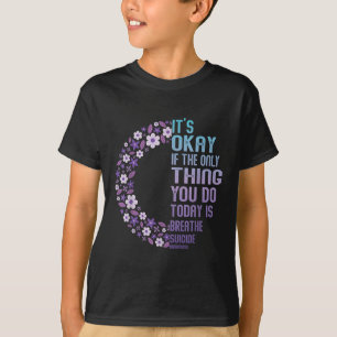 Depressiebewustzijn Zelfmoordpreventie T-shirt
