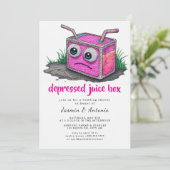 depressieve sapverpakking kaart (Staand voorkant)