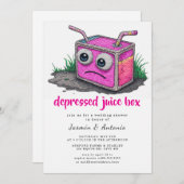 depressieve sapverpakking kaart (Voorkant / Achterkant)