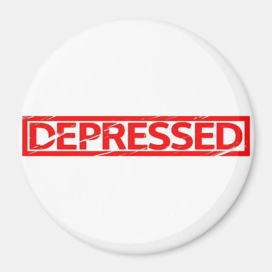Depressieve Stempel Magneet (Voorkant)