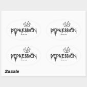 Depression_CTFOD Spuitverf sticker (Vel)
