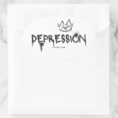 Depression_CTFOD Spuitverf sticker (Tas)