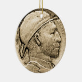 " "DEPRESSION HOBO NICKLE"-Ornament" Keramisch Ornament (Rechts)