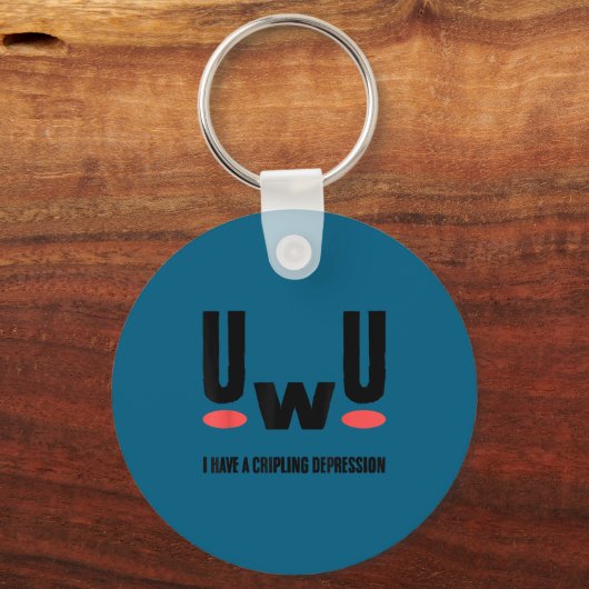 Depression I Have Crippling Depression Mental Heal Sleutelhanger (Voorkant)