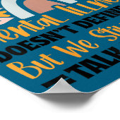 Depression Mental Illness Mental Health Awareness Poster (Hoek)