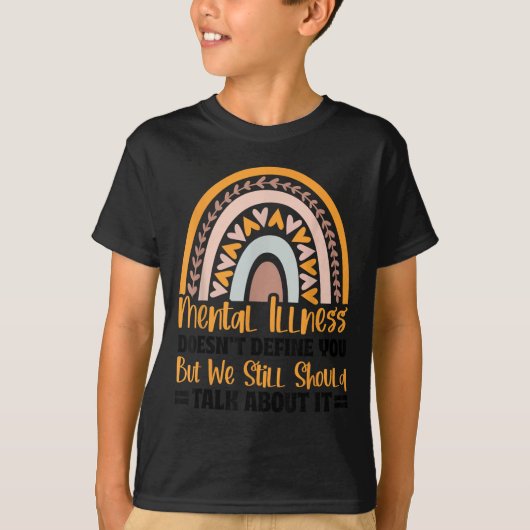 Depression Mental Illness Mental Health Awareness  T-shirt (Voorkant)