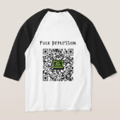 Depression this is what it looks like F Depression T-shirt (Laag Achter)