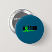 Depression Warrior Ribbon Mental Health Awareness  Ronde Button 5,7 Cm (Voorkant /achterkant)