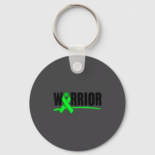 Depression Warrior Ribbon Mental Health Awareness  Sleutelhanger (Voorkant)
