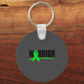 Depression Warrior Ribbon Mental Health Awareness  Sleutelhanger (Voorkant)