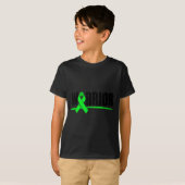 Depression Warrior Ribbon Mental Health Awareness  T-shirt (Voorkant volledig)