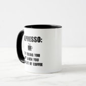 Depresso Coffee Mok (Voorkant links)