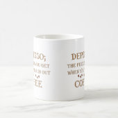 Depresso grappige drinker koffie citaten koffiemok (Center)