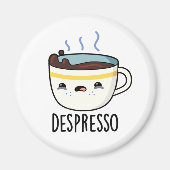 Depresso Grappige Sad Espresso Koffie Pun Magneet (Voorkant)