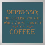 deprimerend grappige gezegden poster (Voorkant)