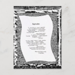 Deprivatie Briefkaart