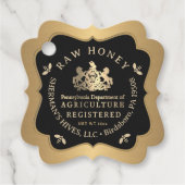 Dept AG Pennsylvania Registered Logo Honey Label (Voorkant)