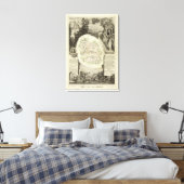 Dept any Lozere Canvas Afdruk (Insitu (Slaapkamer))