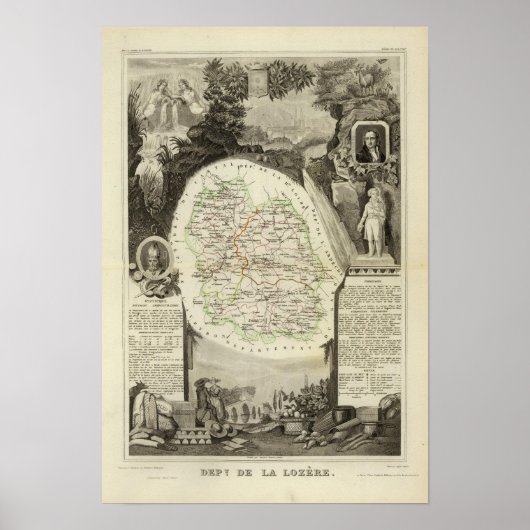 Dept any Lozere Poster (Voorkant)