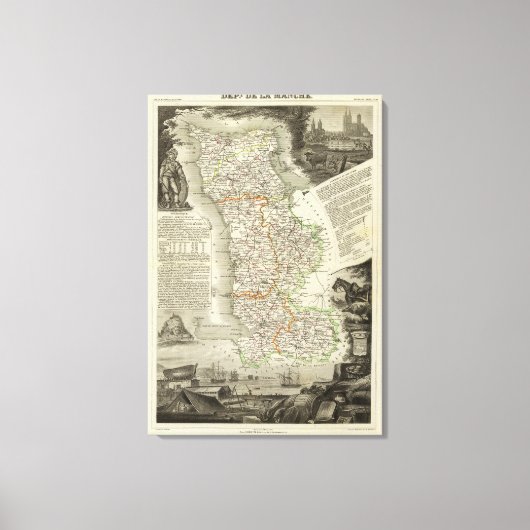 Dept Any Sleeve Canvas Afdruk (Voorkant)