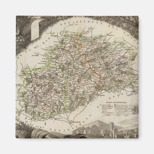 Dept. De La Hte Saone Magneet (Voorkant)