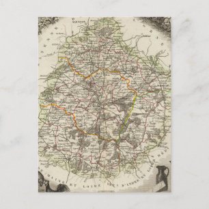 Dept. De La Sarthe Briefkaart
