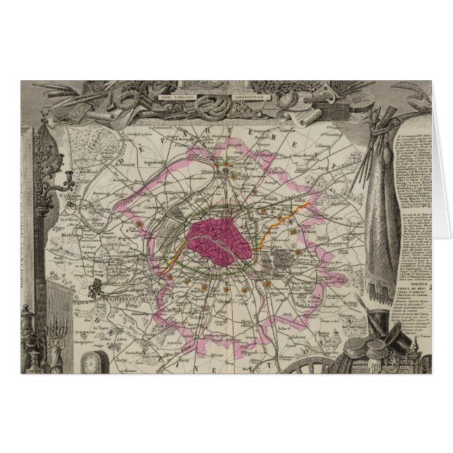 Dept. De La Seine (Voorkant Horizontaal)